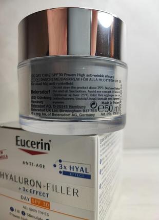 Hyaluron-filler проти зморшок
eucerin hyaluron-filler денний крем з spf 305 фото