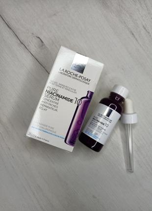 La roche-posay niacinamide 10 serum осветительная сыворотка-корректор против пигментных пятен