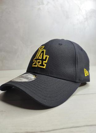 Кепка new era los angeles dodgers цвет essential black 9forty