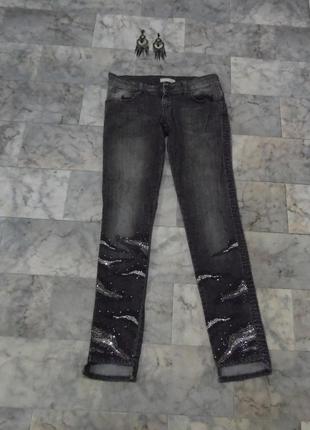 Дорогие джинсы усыпанные стразами итальянского бренда justor3 фото