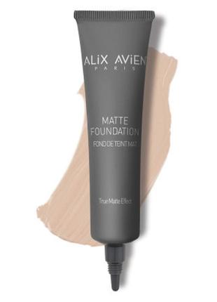 Матуючий тональний крем alix avien, 402 ochre beige, 40 мл