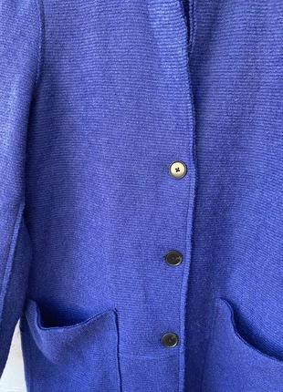 Очень стильное синее пальто2 фото