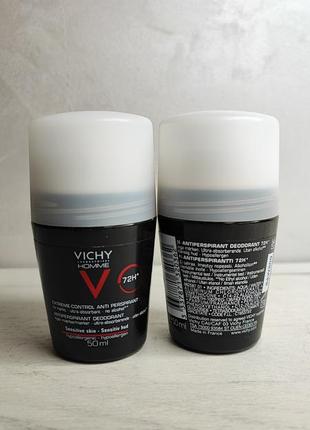 Інтенсивний дезодорант-антиперспірант для чоловіків "72 години захисту"
vichy deo anti-transpirant 72h