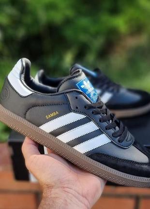 Чоловічі кросівки adidas samba og black white