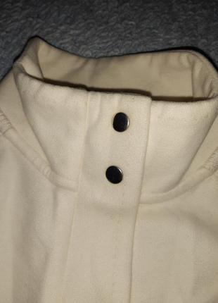 Кофта-куртка с тоикотажными рукавами3 фото