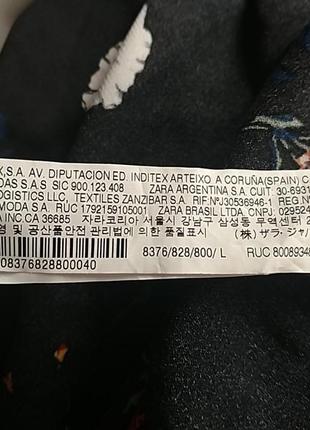 Zara рубашка платье 7