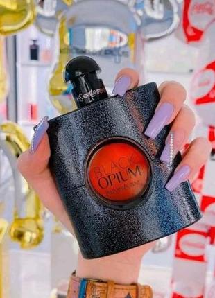 Женская парфюмированная вода yves saint laurent black opium (блэк опиум ив сен лоран) 90 мл (качество)1 фото