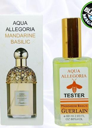 Aqua allegoria mandarine basilic - жіночі духи (парфумована вода тестер (якість)