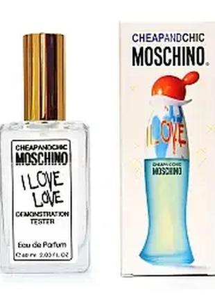 Moschino i love love (москіно ай лав лав) 60 мл — жіночі парфуми (парфумована вода) тестер1 фото