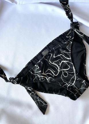 Плавки esmara, чорні плавки, купальник, низ купальника, плавки на завʼязках, розмір м/l