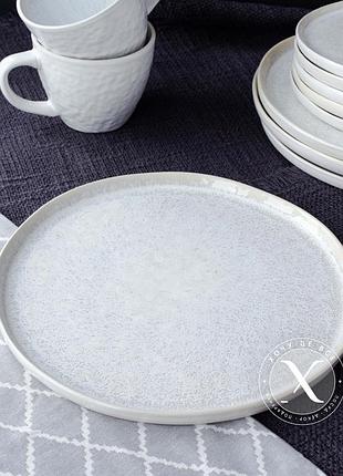 Тарелка, 27 см milk-white