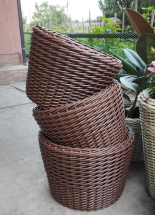 Кашпо из полиротанга