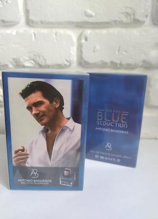 Туалетна вода antonio banderas blue seduction духи антоніо бандерас блу седакшн100 мл.1 фото