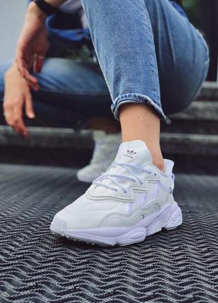 Кроссовки мужские adidas ozweego adiprene white