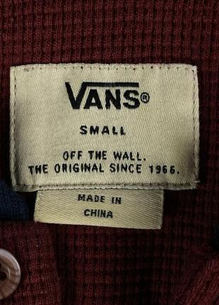 Супер крутой мужской лонгслив vans размер s4 фото