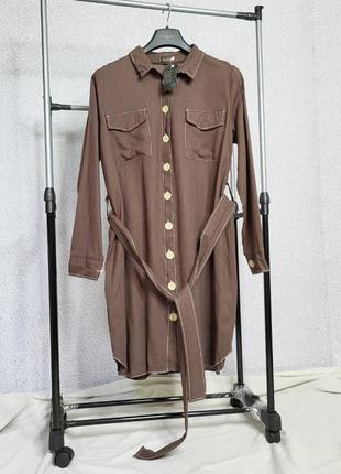 Сукня-сорочка з бавовни