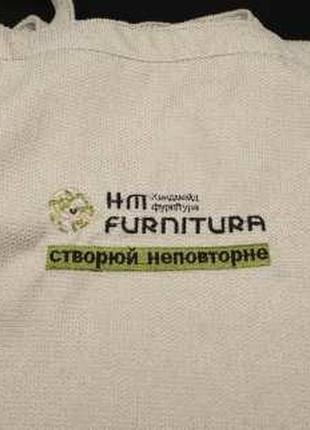 Еко сумка 36х33х6см. брендовая экоссумка "hm-furnitura". / еко сумка 36х33х6см. брендовая экоссумка