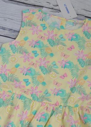 6-7/11-12 лет очень нарядное романтичное платье сарафан цветы из поплина с круглым...