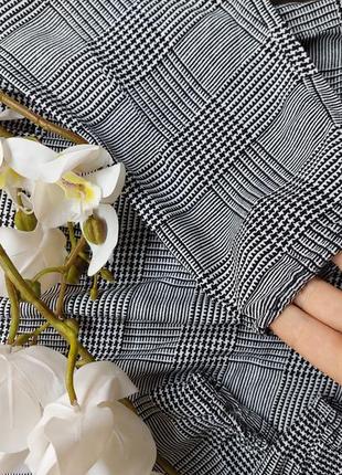 Жіноча блуза кофта віскоза tchibo сіра клітинка розмір l-xl-2xl3 фото