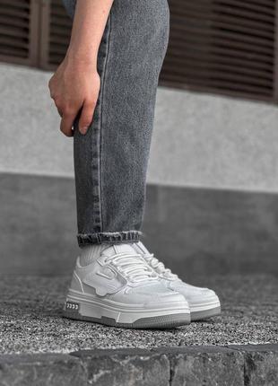 Белые кроссовки в стиле форс🤍3 фото