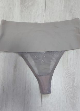Труси безшовні стрінги ажурні бікіні базові танга spanx m м 10 38