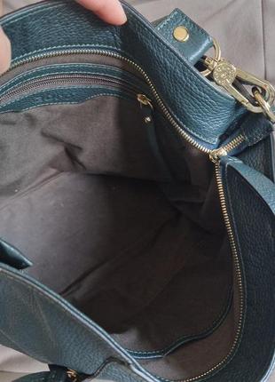 🌈🕊️🌻  жіноча темно смарагдова сумка abro8 фото
