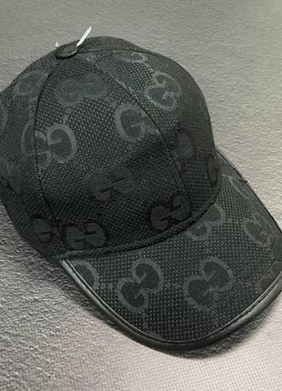 Кепка gucci черная / брендовые мужские кепки гучки