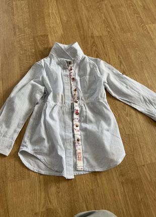 Сорочка-туніка для дівчинки від h&m 2-3р