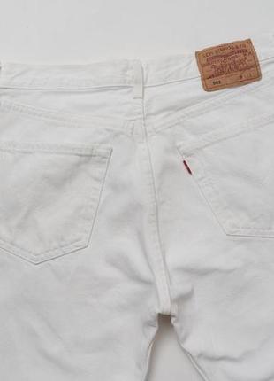 Levis 501 vintage 90s white denim jeans мужские джинсы5 фото