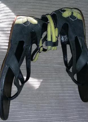 Кожаные сандалии, босоножки merrell, lottа blaсk размер 39,5 (26см)1 фото