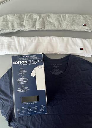 Новая мужская футболка tommy hilfiger cotton3 фото