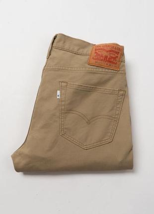 Levis 511 trousers men's slim fit beige мужские брюки