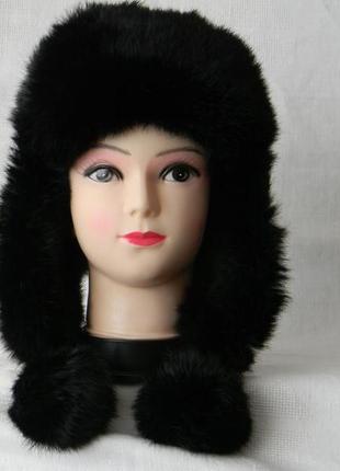 Женская зимняя меховая шапка (код 7451)7 фото
