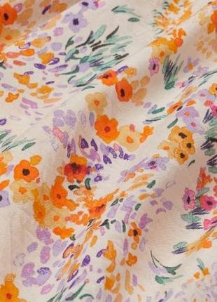 Платье оверсайс, свободный пошив,h &amp; m в цветы.2 фото
