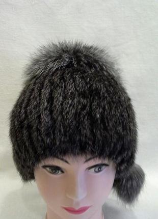 Жіноча зимова хутряна шапка (код 82)1 фото