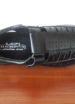 Мужские сандалии летние черные ( код 905 )2 фото