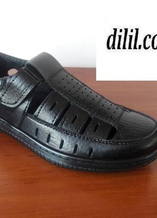 Мужские сандалии летние черные ( код 905 )1 фото