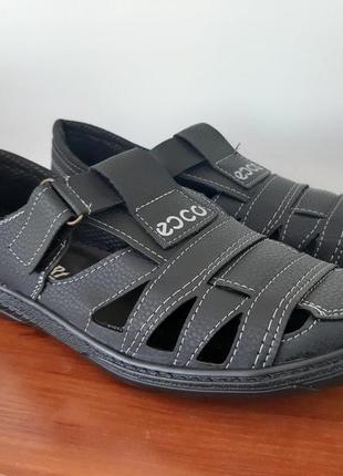 Мужские сандалии летние черные (код 9993)