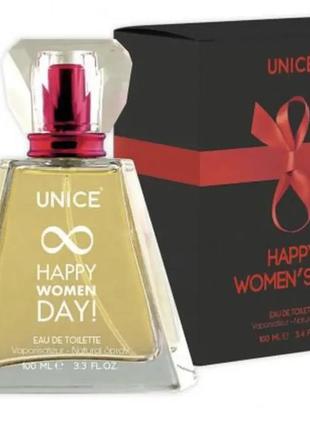 Жіноча туалетна вода unice happy woman s day,100ml