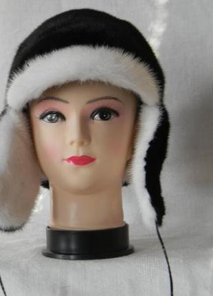 Женская зимняя меховая шапка (код 1122)