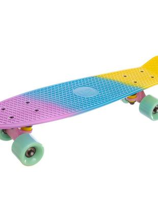 Скейт пенни борд для детей и подростков penny 56 см fish color sk-402-72 фото