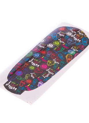Скейт пенни борд для детей и подростков penny 56 см fish color sk-402-74 фото
