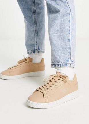Женские кожаные кеды lacoste