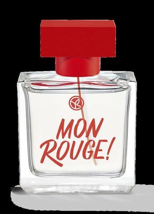 Парфюмерная вода mon rouge yves rocher  ив роше 50 мл2 фото