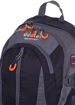 Рюкзак туристический (35л) для походов с чехлом deuter g25 черный5 фото