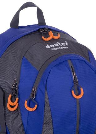 Рюкзак туристический (35л) для походов с чехлом deuter g25 синий7 фото