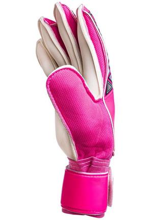 Перчатки вратарские с защитой пальцев sp-sport с чехлом  8-10 fb-888 малиновый2 фото