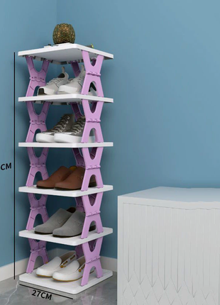 Полиця для взуття 6 ярусів (ly-40)
