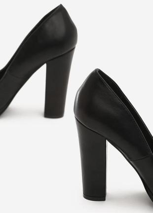 Черные новые туфли. размер 373 фото