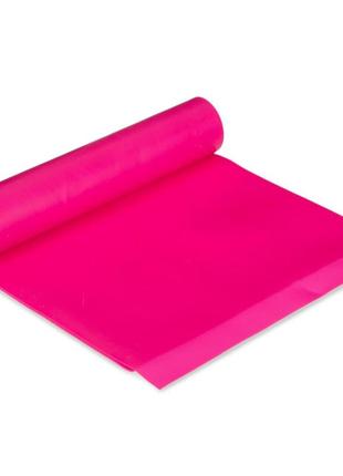 Лента эластичная для фитнеса и йоги double cube fi-6256-1_5 розовый1 фото